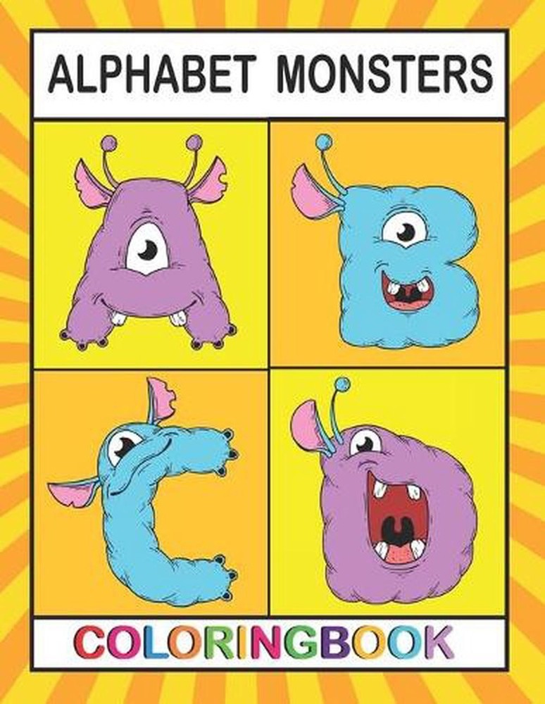 Alphabet Monster Coloring Book