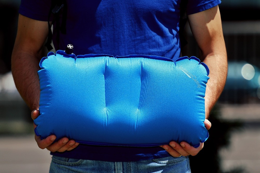 InstantCampTM Lightweight "Cloud" Camping Backpacking Hiking Pillow - Inflatable