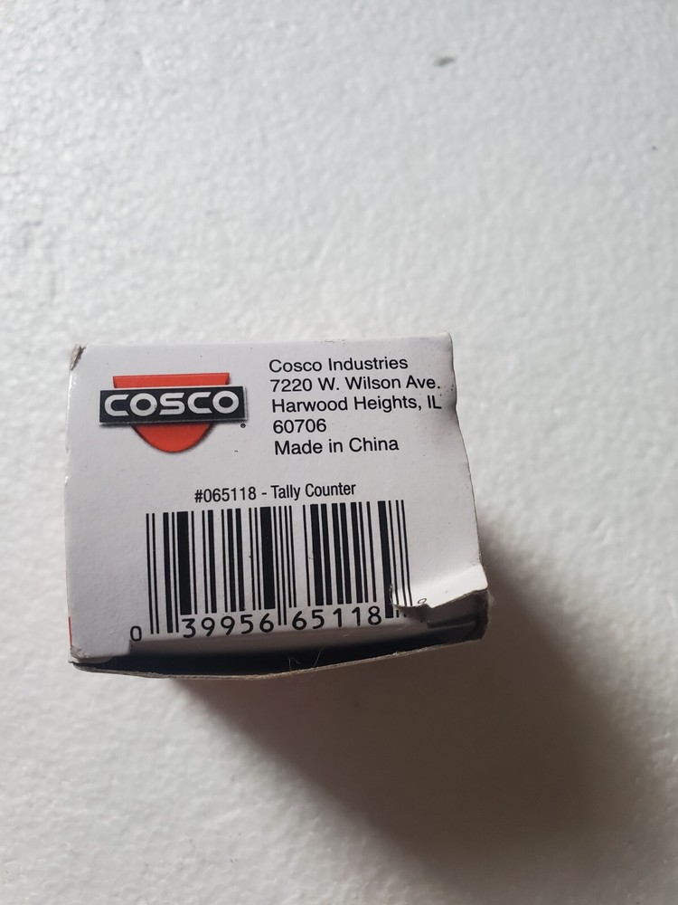 Tally Counter Cosco with finger ring new