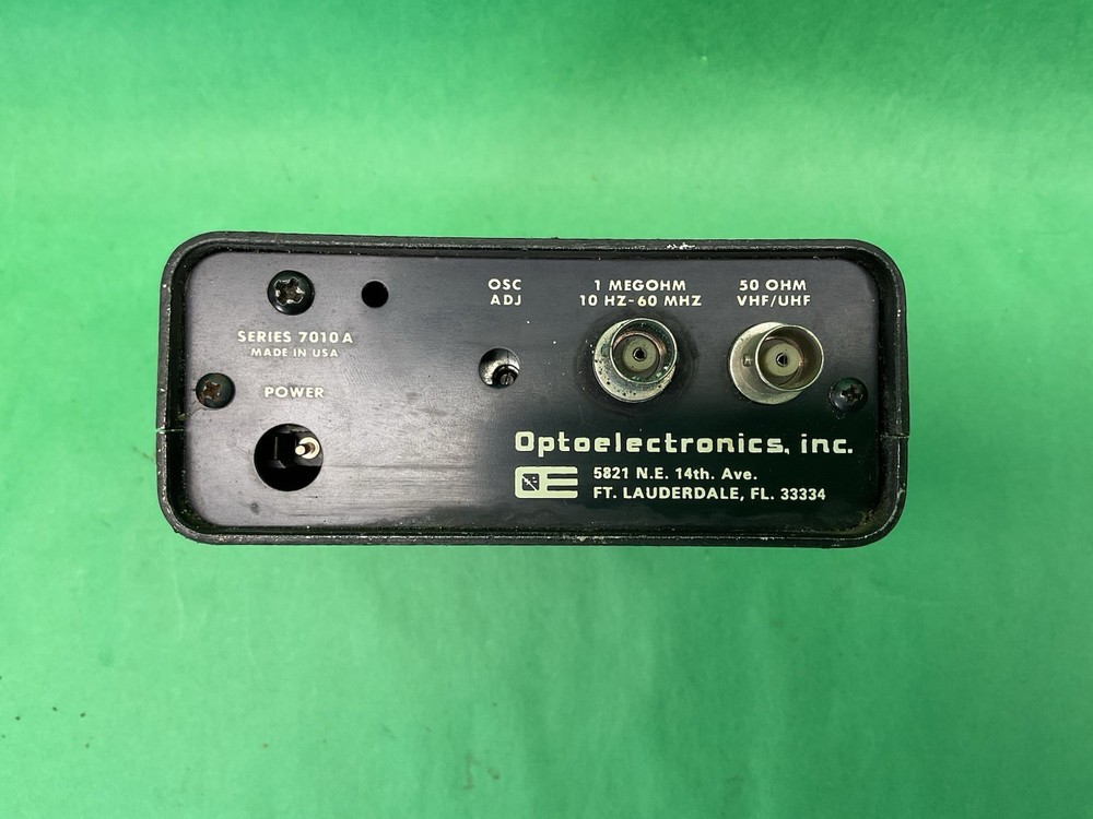Optoelectronics Frequency Counter Model 7010A - 600 MHz - UNTESTED