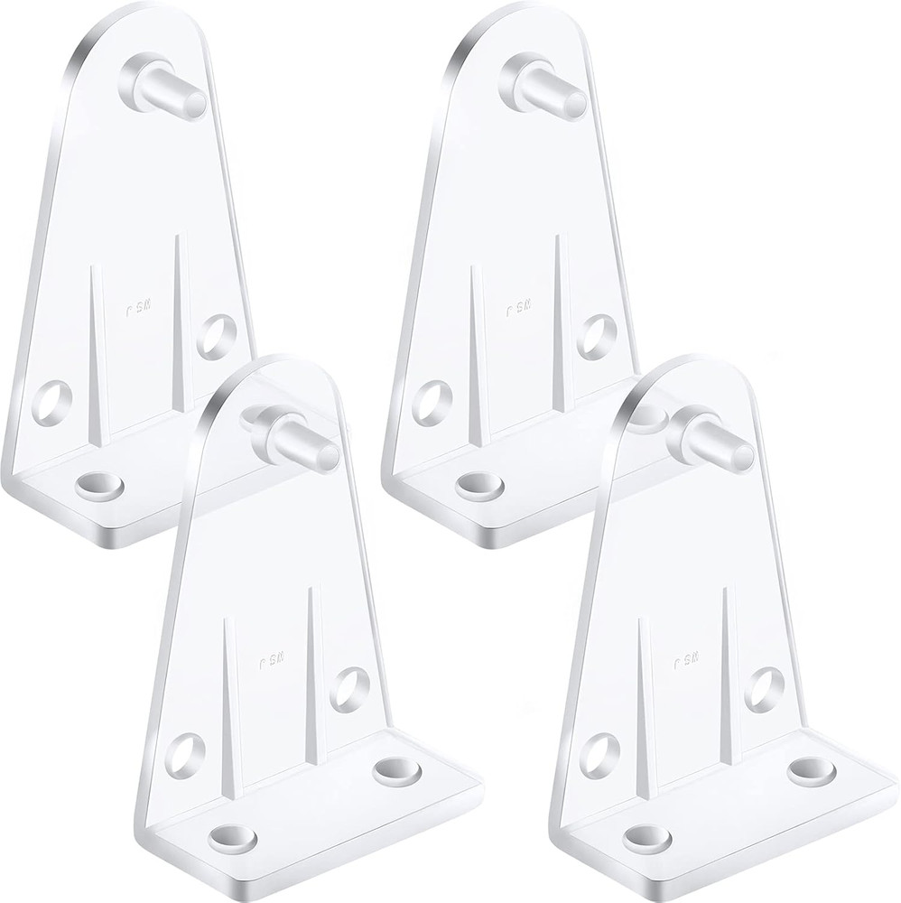 Maitys Hold down Brackets Clear Plastic Blind Brackets Holder Replacements
