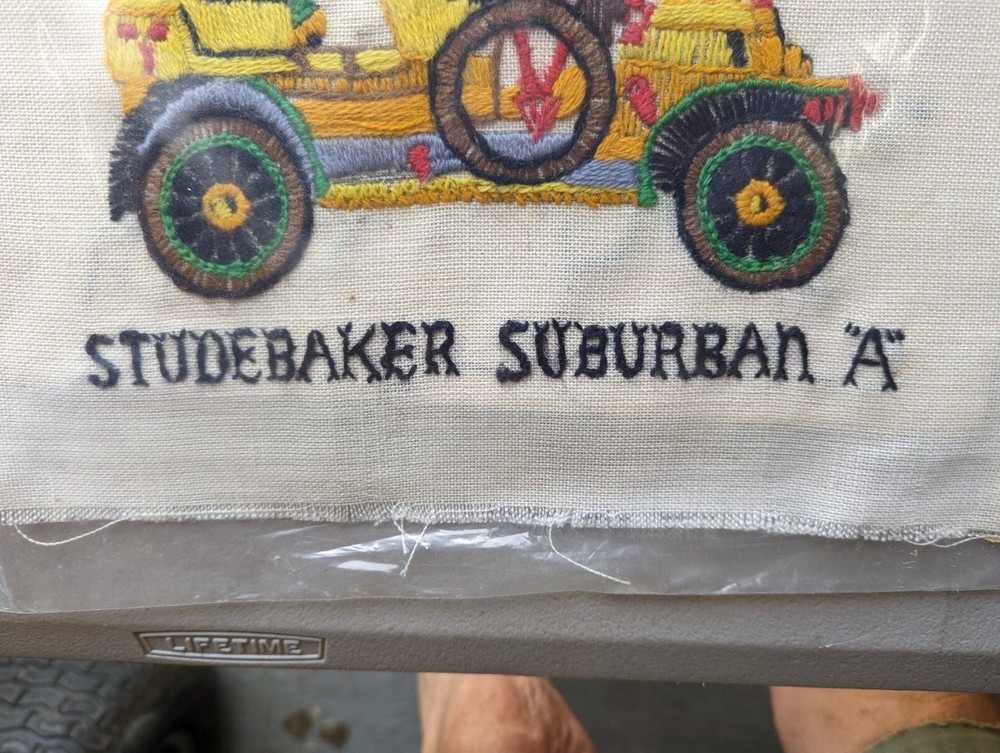 1909 Studebaker Wall Art Handmade