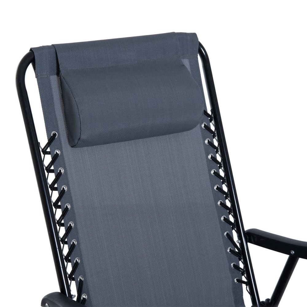 Portable Folding Bistro Set 2 Rocking Chairs 1 Side Table 18"Dia