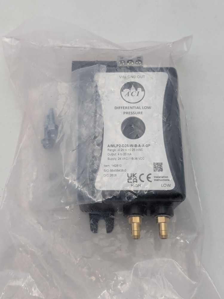 Automation Components (ACI) A/MLP2-D25-W-B-A-A-0P | Differential Pressure Sensor