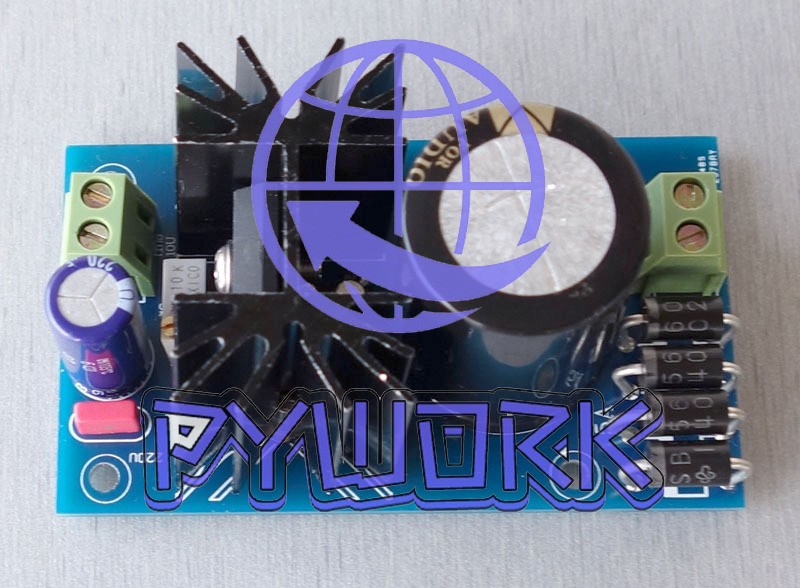 LT1083CP Linear adjustable voltage regulated DC power supply kit DIY