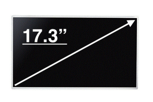 LCD SCREEN FOR B173RW01 V.0 BOTTOM RIGHT CONNECTOR 17.3