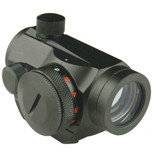 New Compact Mini Red Dot Sight Weaver Mount Anodized Black, Red Dot Only