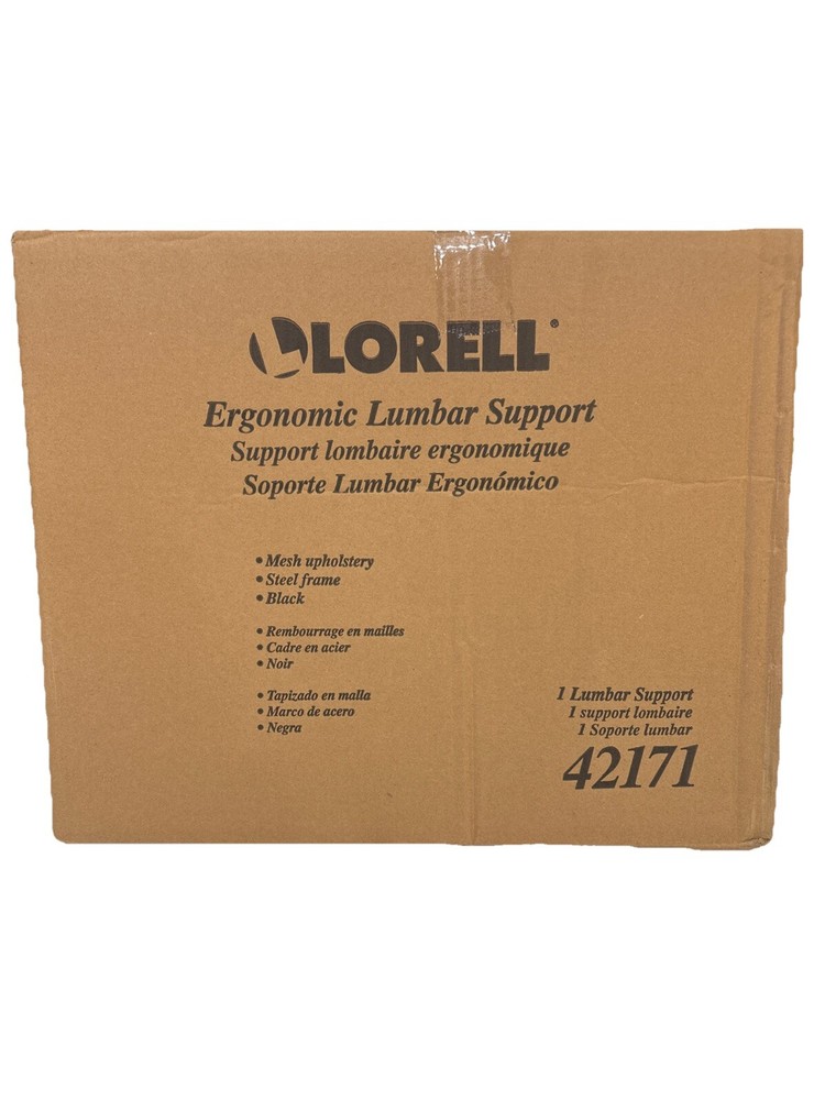 Lorell - 42171 Ergo Mesh Lumbar Back Support