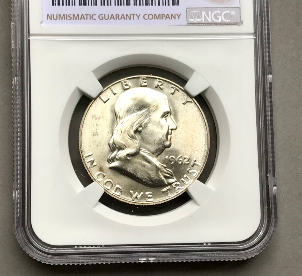 1962D Franklin NGC MS65