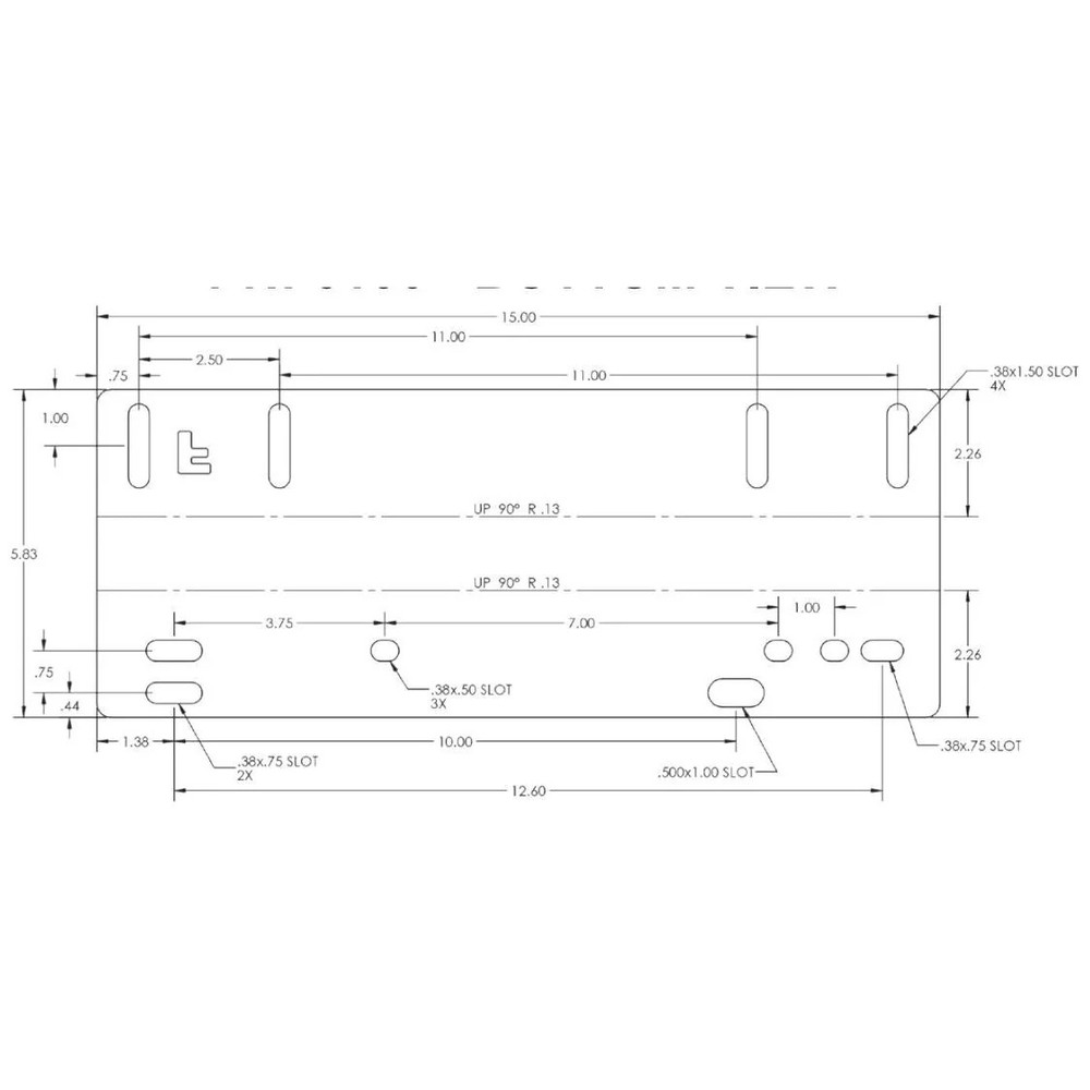 Tractor / Equipment Seat Adapter Bracket Set