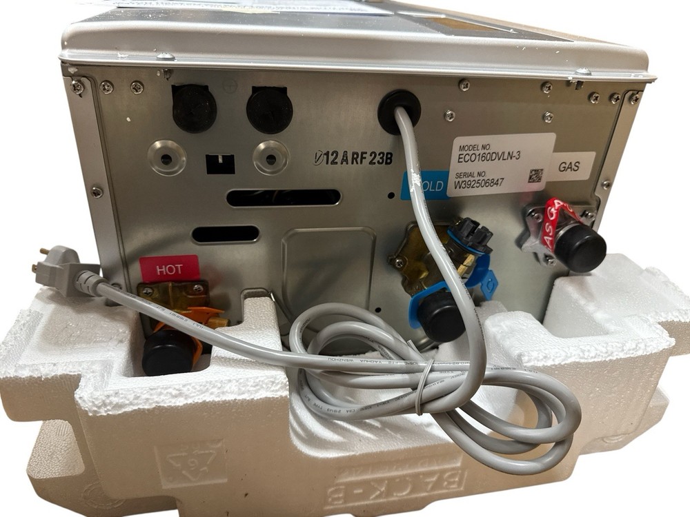 Rheem Performance Plus Indoor Natural Gas Tankless Water Heater ECO160DVLN-3 (OB