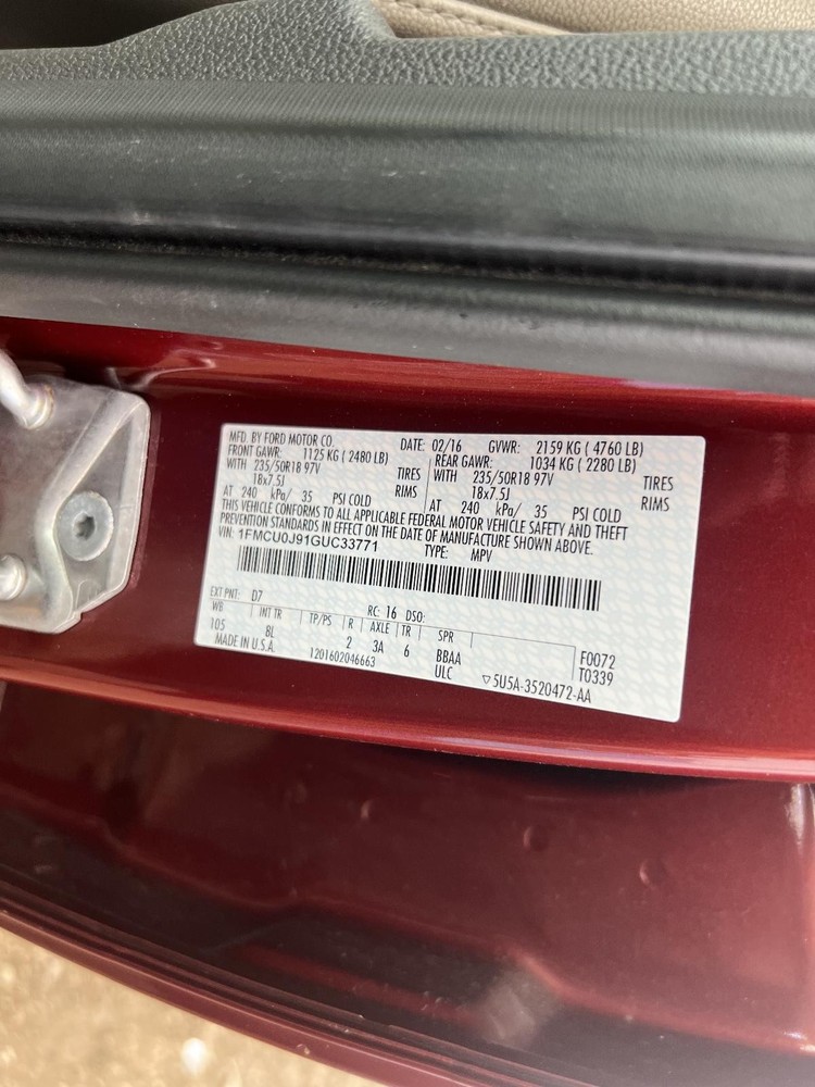 Used A/C Selector Switch fits: 2016 Ford Escape Front manual temperature control