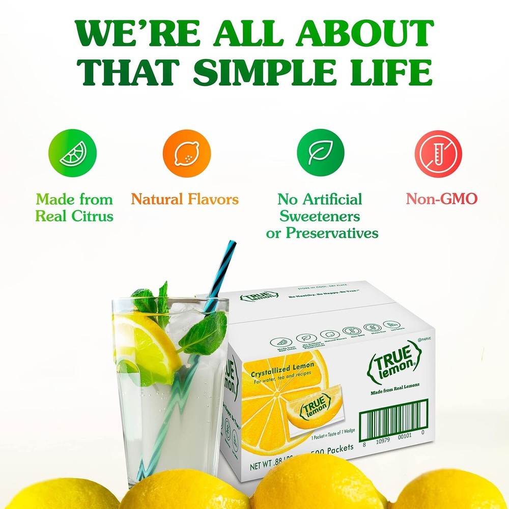True Lemon Bulk Pack 0.03 Ounce (Pack of 500)