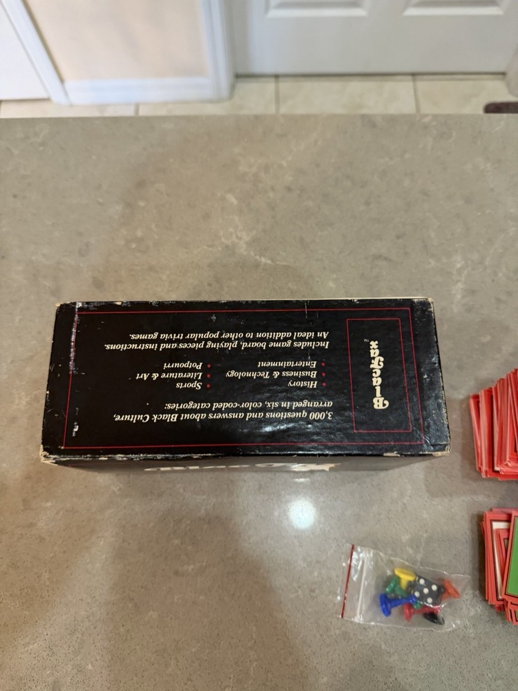 Rare! Blac Fax Trivia Game - Read Description