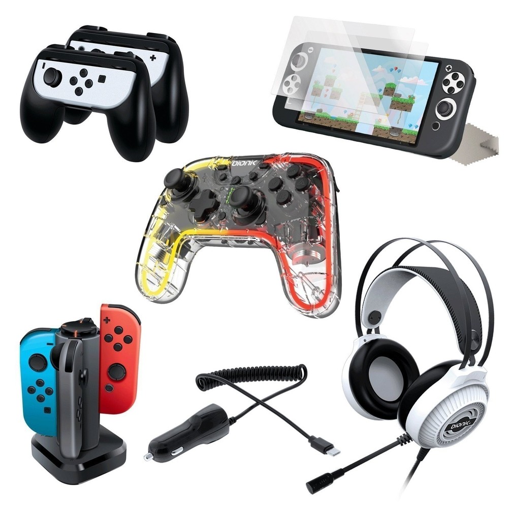 bionik Pro Kit+ for Switch OLED Switch Not Included