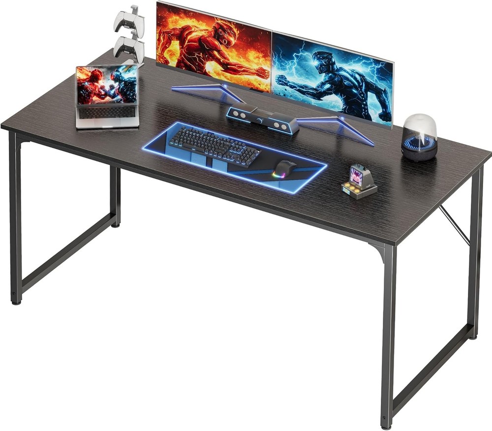 55" X 24" Computer Desk W/ Deeper Desktop Gaming Office Writing Work Desk