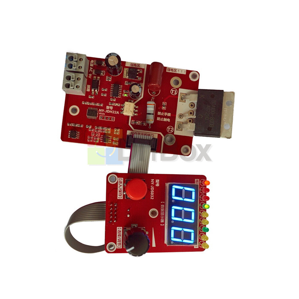 100A Spot Welder Machine Time Control Board Current Digital Display Controller
