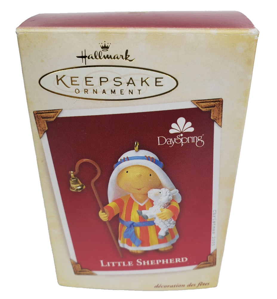 Hallmark Keepsake Little Shepherd Day Spring Ornament Handcrafted 2005
