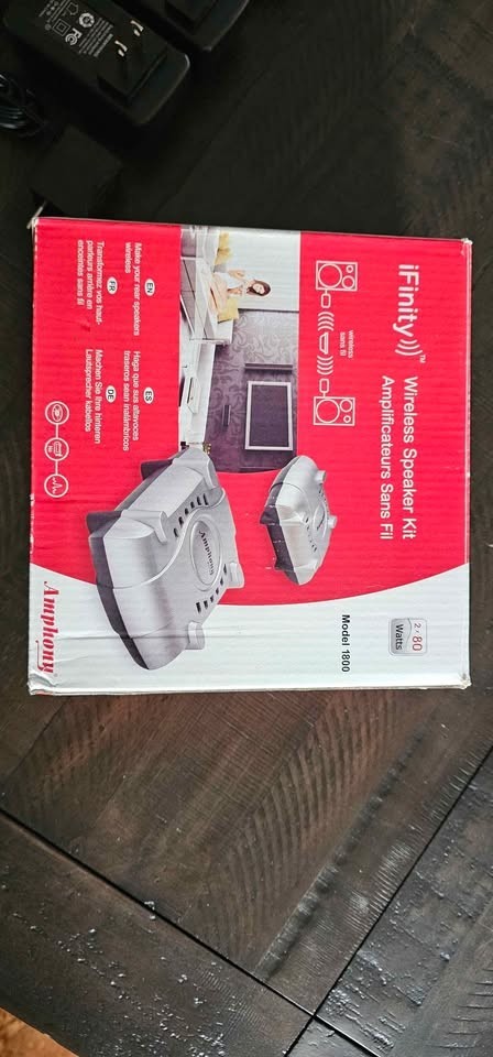 Amphony iFinity Wireless Speaker Kit Model 1800