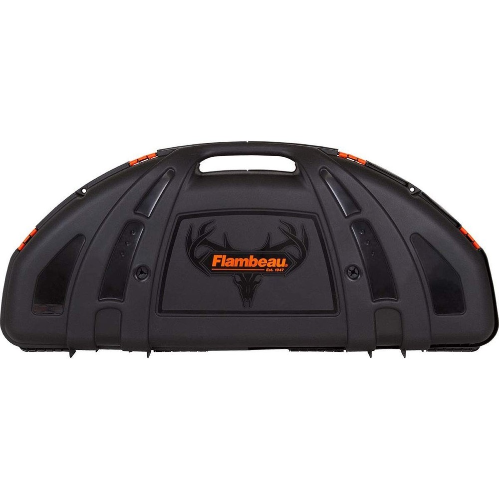 Lightweight Portable Bow Storage with Foam Padding & Arrow Rack, Black Case