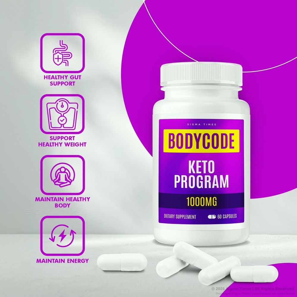 (5 Pack) BodyCode Keto Program - Advanced Fat-Burning Formula for Weight Loss