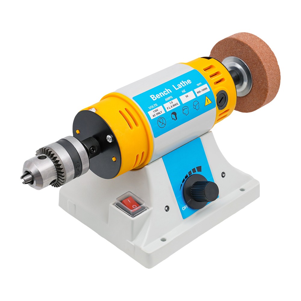 Jewelry Bench Buffer Polisher with Adjustable Speed & Accessory Kit