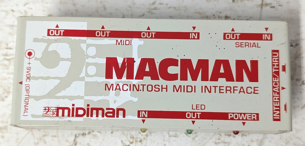 Midiman Macman Macintosh Midi Interface