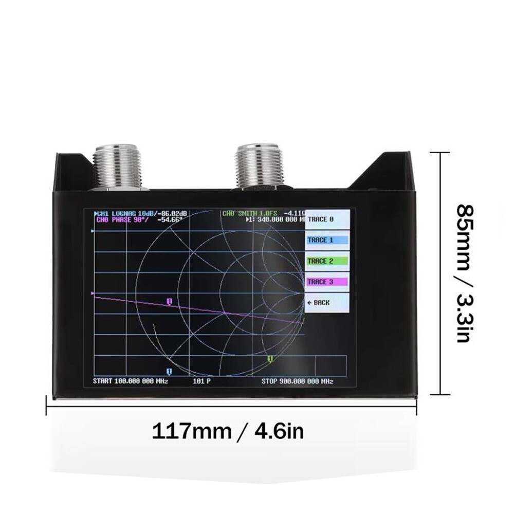 SAA-2N Vector Network Analyzer 50kHz-3GHz Antenna Analyzer Shortwave HF VHF UHF