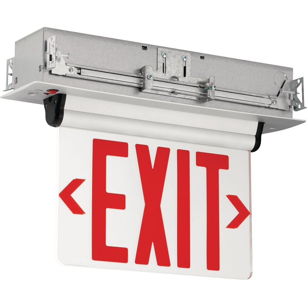 Compass CELS1RNE LED Emergency Exit Sign Red Letter Please Read Description