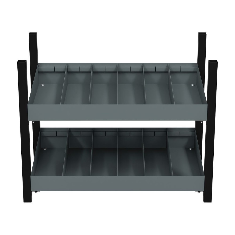 Sealey Modular Racking Mid Unit 2 Compartment Shelve Tool Storage 580mm