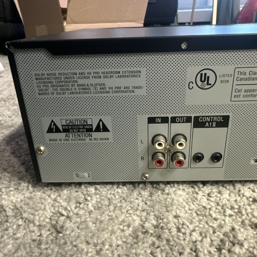 Sony TC-WE475 Dual Cassette Deck Tested & Working