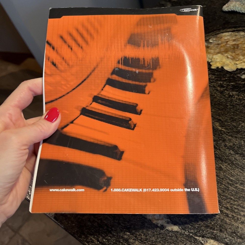 Home Studio Digital Recording Editing Booklet Manual Cakewalk 2004 Computer Edit