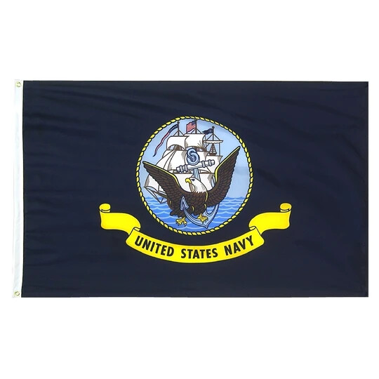 Collins Flags: Navy Nylon Flag 3' x 5'