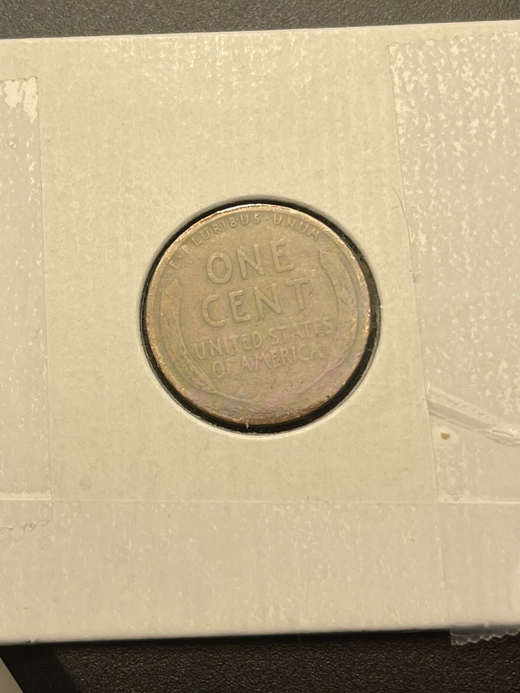 1919 Lincoln Wheat Cent Underweight 2.86 Grams Solid Strike Planchette Error