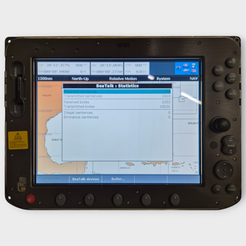 Raymarine C120 Classic Multifunction Display Unit E02022 *CORE ONLY* Tested/Good