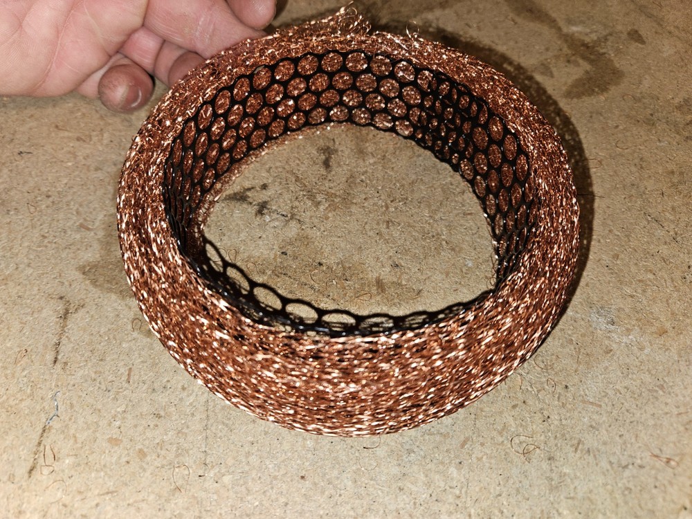 NEW PANCAKE AIR CLEANER COPPER ELEMENT.