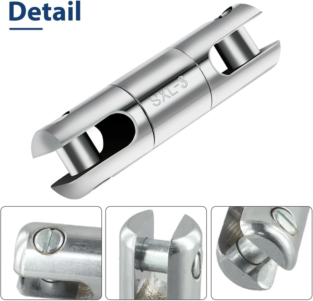 3T Wire Pulling Tools, Wire Line Rope Ball Bearing Swivel Cable Pulling Grip, Sw