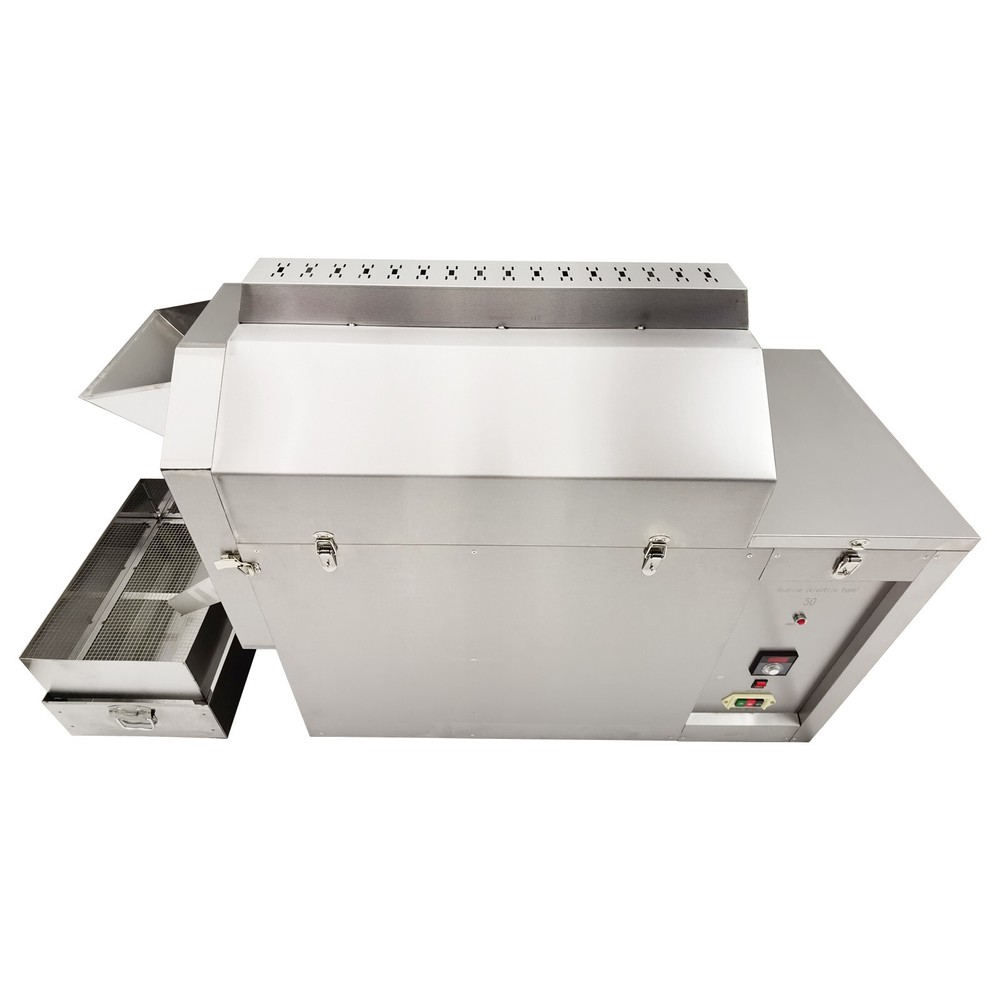 55 Lbs Automatic Heating Roasting Machine Drum Roaster for Nuts Coffee Bean 220V