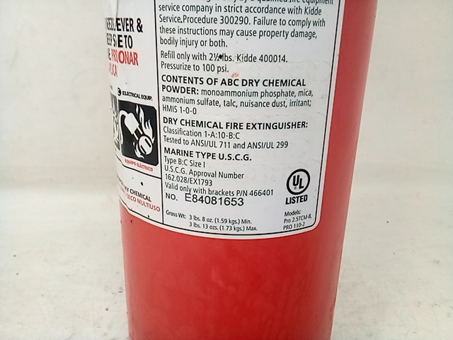 Kidde Multipurpose Dry Chemical E84081653