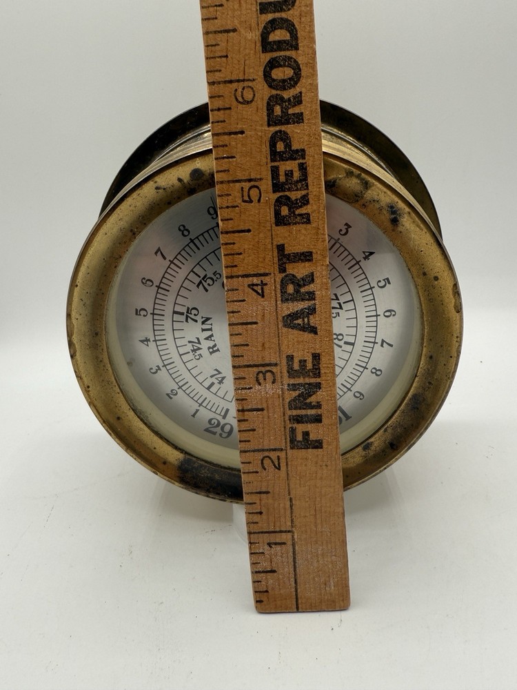 Seth Thomas Vintage Brass Barometer