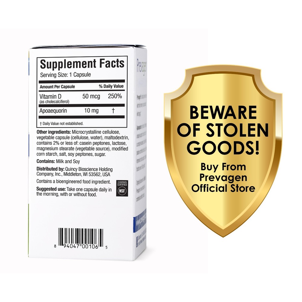 Prevagen Regular Strength 10mg Capsules - 60 Count