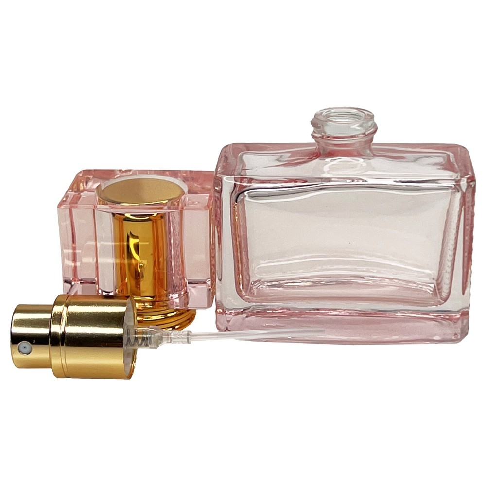 25ml 0.85oz colored glass empty perfume spray bottles refillable