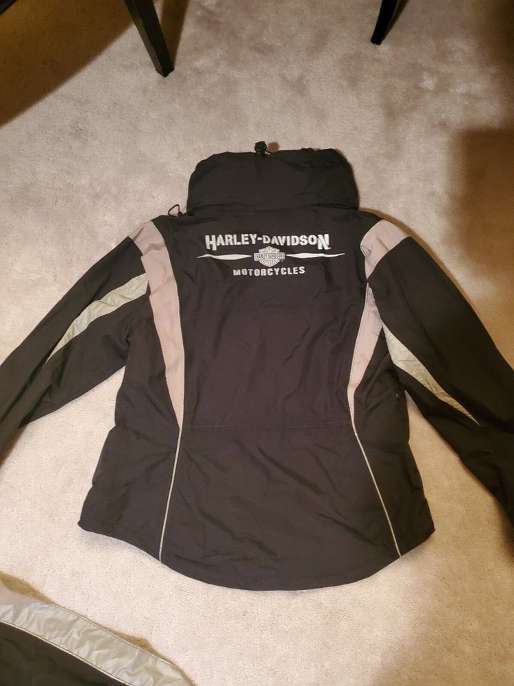 2003 Harley-Davidson Anniversary Edition reflective rain suit. Medium.