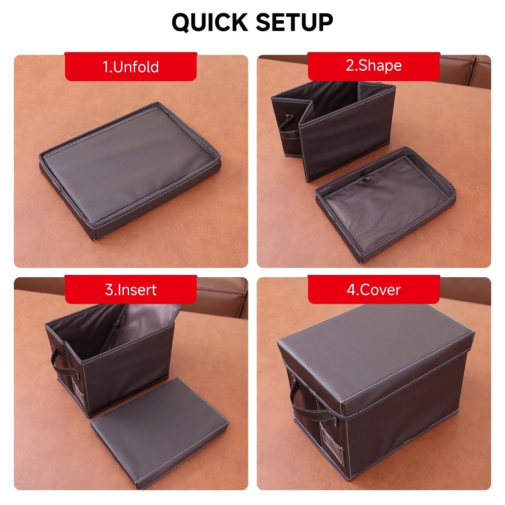 7-Inch Vinyl Record Storage Box 2-Pack – Holds 120 LPs, Stackable Organizer