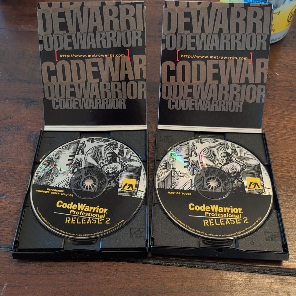 RARE - CODE WARRIOR TOol/Reference D11131 ACADEMIC EDITION FOR WIN 95/NT MacOS