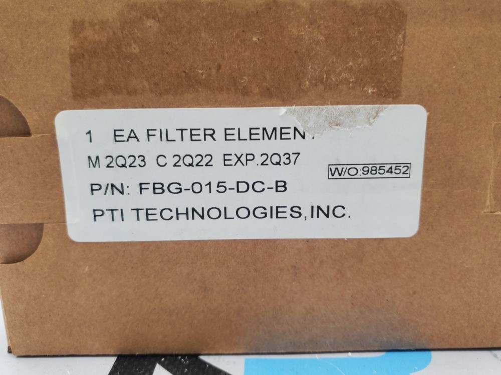 PTI Technologies FBG-015-DC-B Filter Element
