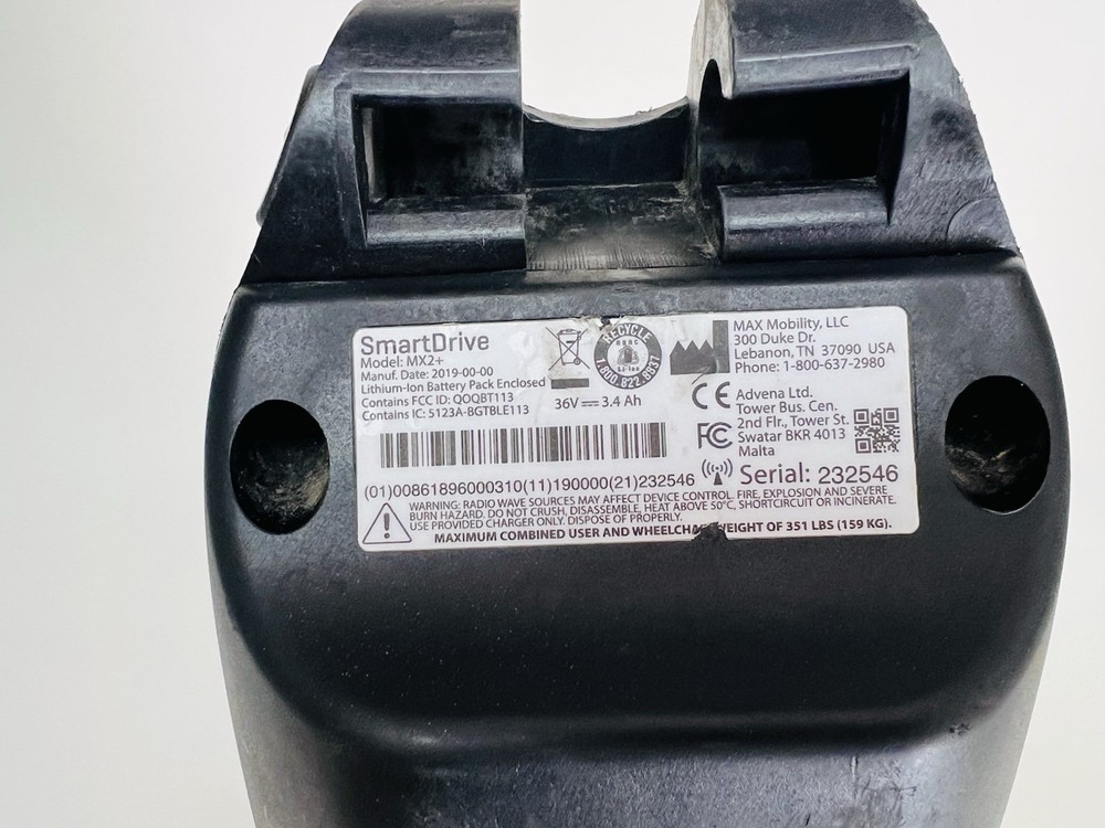 Permobil SmartDrive MX2+. Needs New Battery
