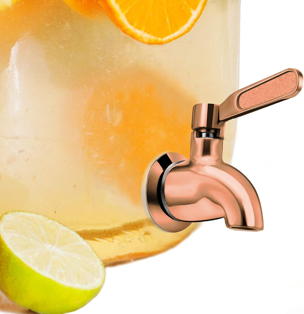 Beverage Dispenser Replacement Spigot, Stainless Steel No-Rust Spout, BPA Fre...
