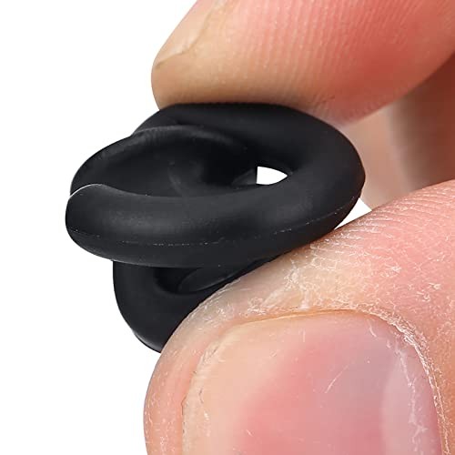 Monkey Tail Silencers, 4Pcs Bow String Bow Vibration Damper for (Black)