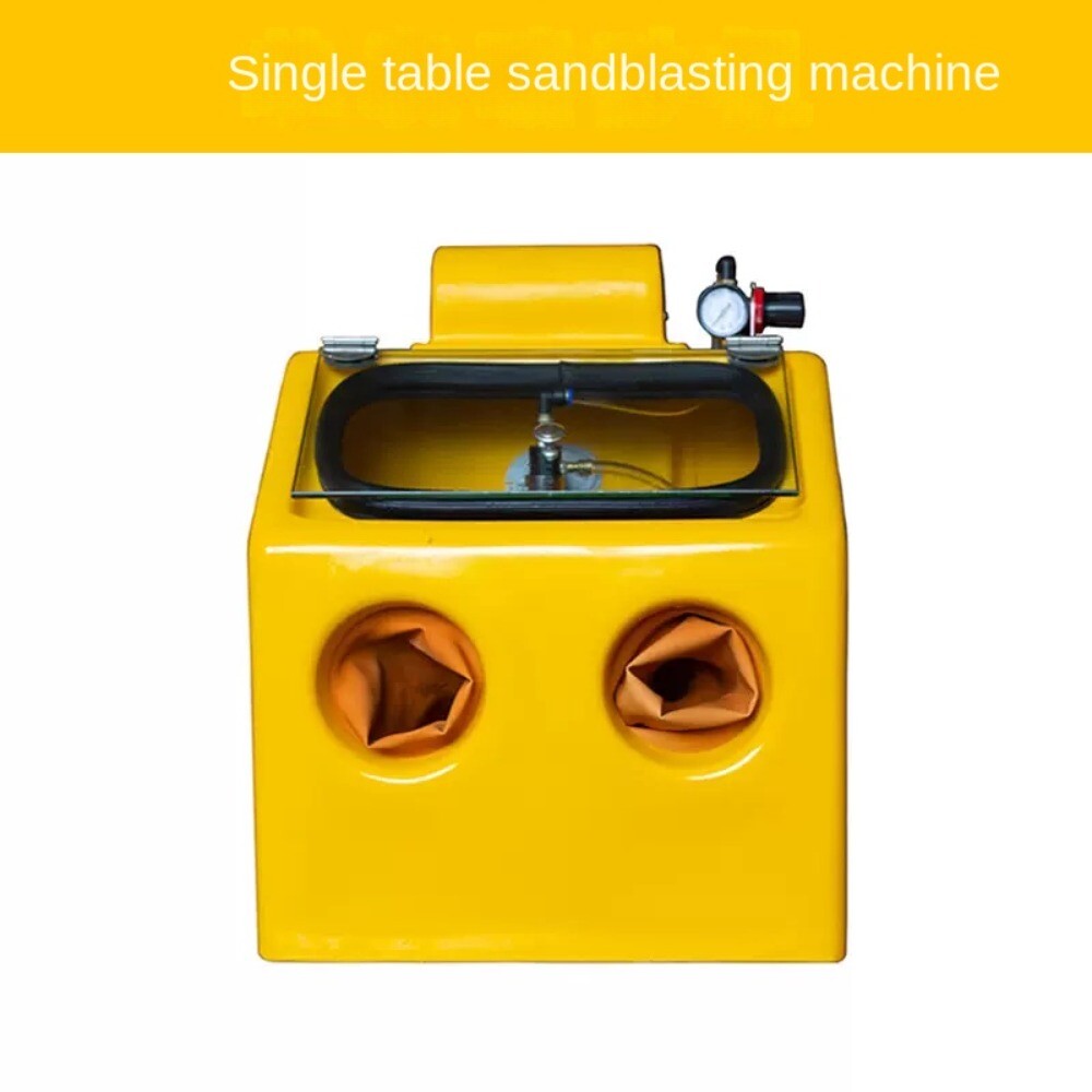 Small Manual Sandblasting Machine Gold and Silver Sandblasting Processing